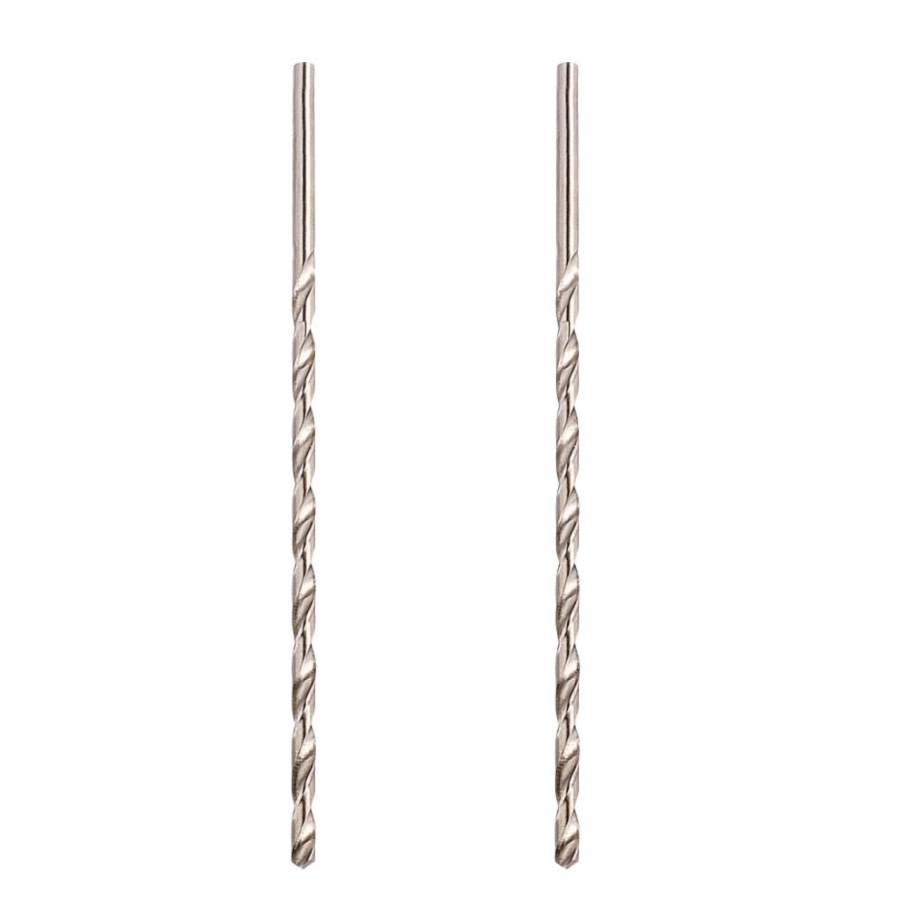 2PCS High Speed Steel Twist Drill Bits 6mm Diameter HSS Drill Bits For Hardened Metal
