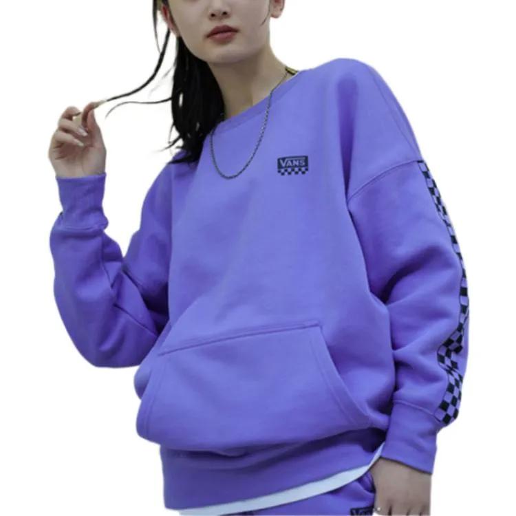 Vans Sweatshirts Unisex Purple Crew Neck Moderate (Unisex) Sweatshirts VN000911BT2