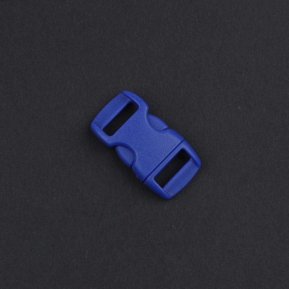 DIY Plastic Bracele Parachute 10mm 3/8" Side Release Buckle Outdoor Camp Paracord Webbing Strap