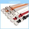 Ladies Faux Leather Belt Fashion Pin Buckle Design For Daily And Work Attire