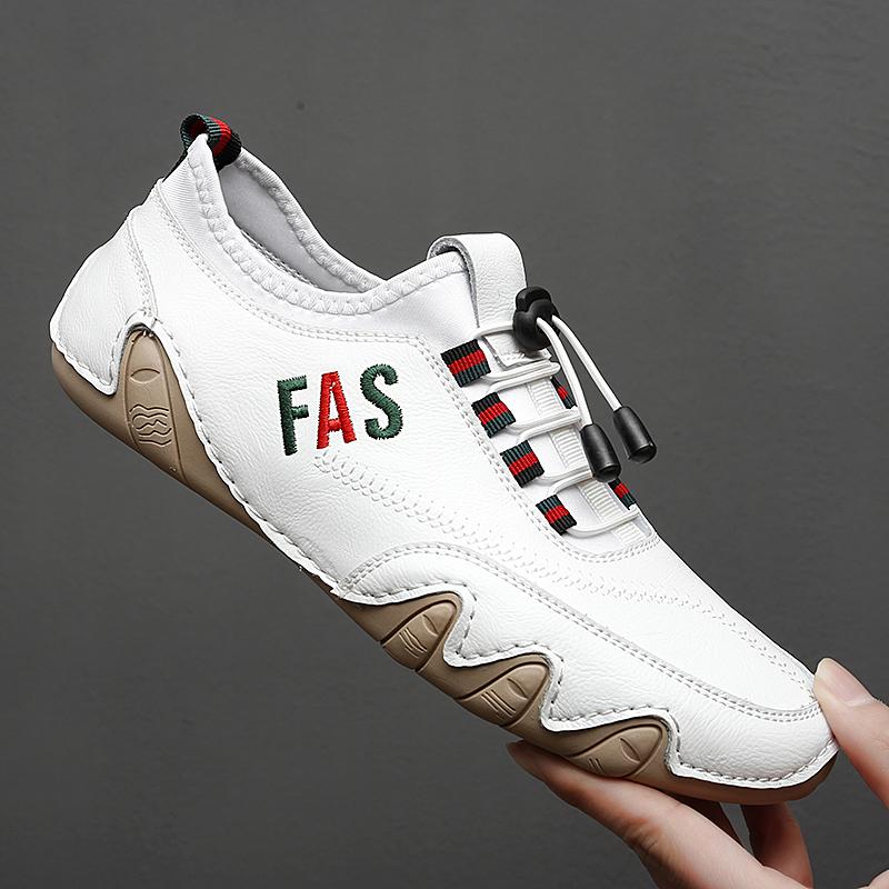 Новейшая мужская обувь, дышащие мягкие лоферы, удобная обувь для вождения