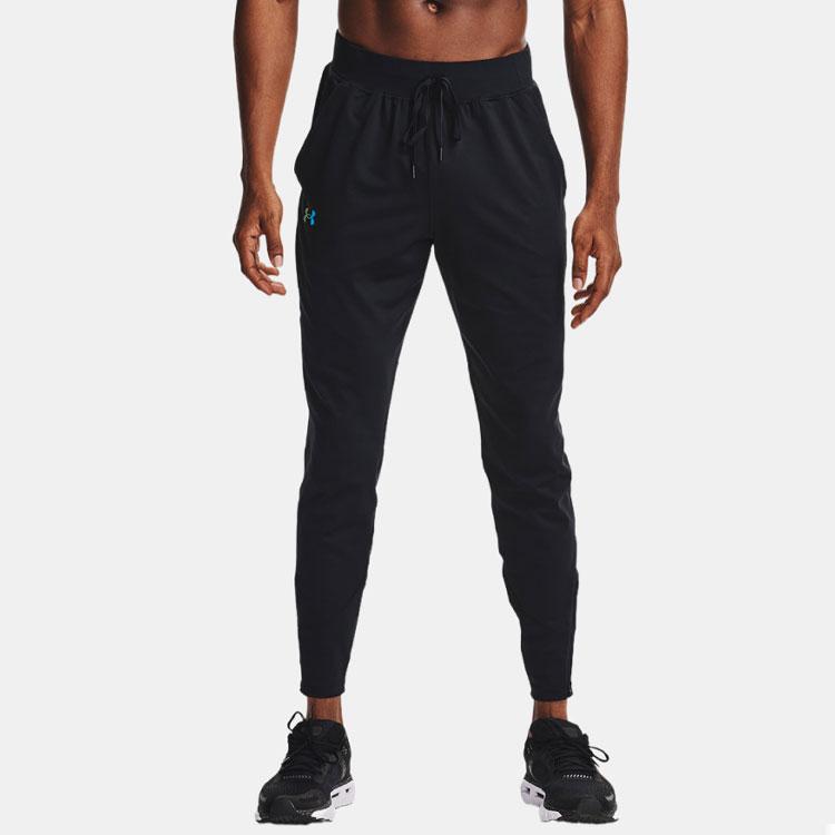 Under Armour Повседневные длинные брюки для бега на шнуровке, мужские, черные 1356172-001