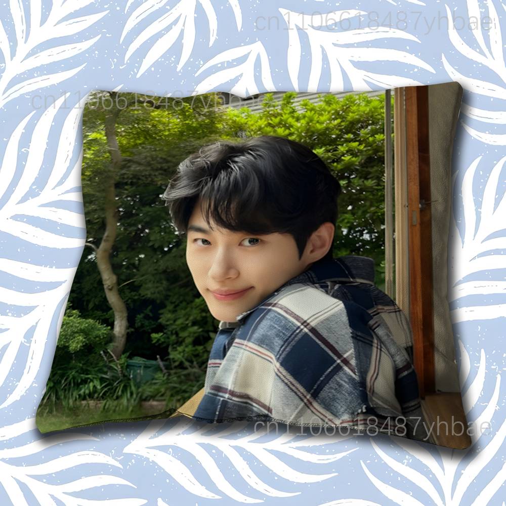 Korea BByeon Woo Seok Cushion Cover Pillow Cover Decor Pillowcase Printed Cushion Case For Couch