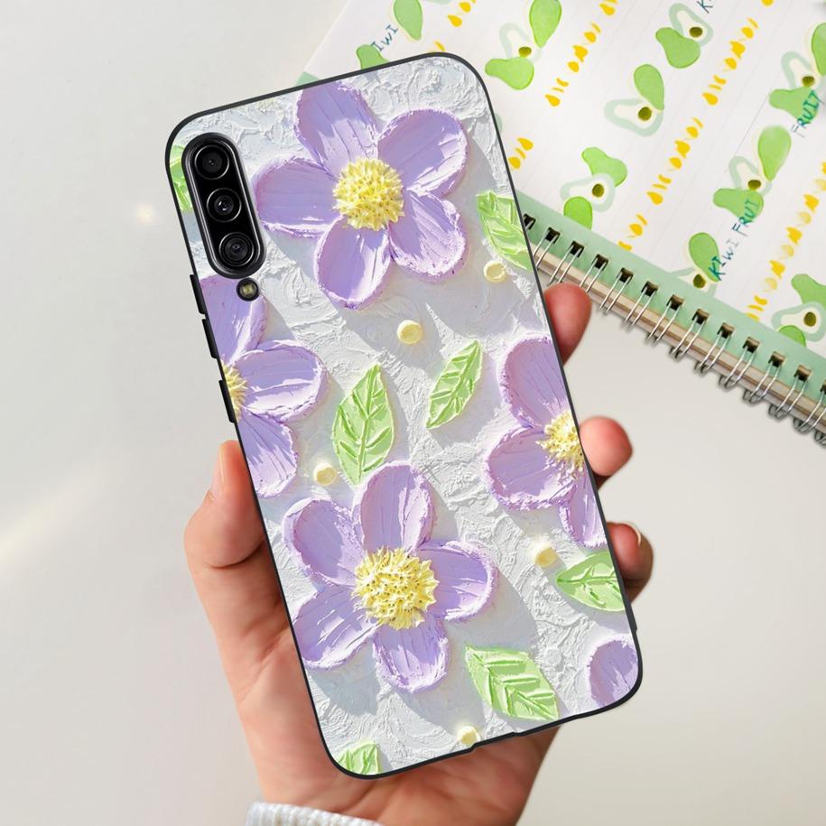 For Samsung Galaxy A90 5G Case Popular Flower Soft Silicon Phone Cover For Samsung A90 5G Fundas A 90 SM-A908N Shockproof Bumper