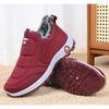 Женские зимние ботинки с флисовой подкладкой, зимние теплые водонепроницаемые ботинки без застежек, теплые уличные короткие ботинки