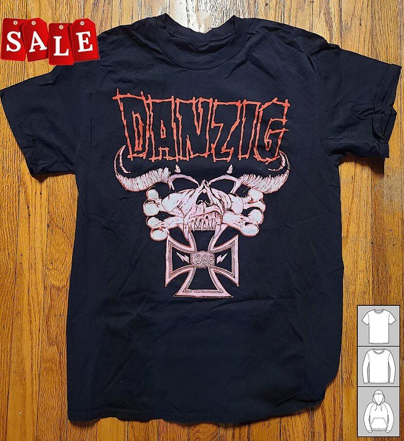 Hot Danzig Iron Cross 30 Years Gift For Friends Unisex S-235XL T-Shirt NH100