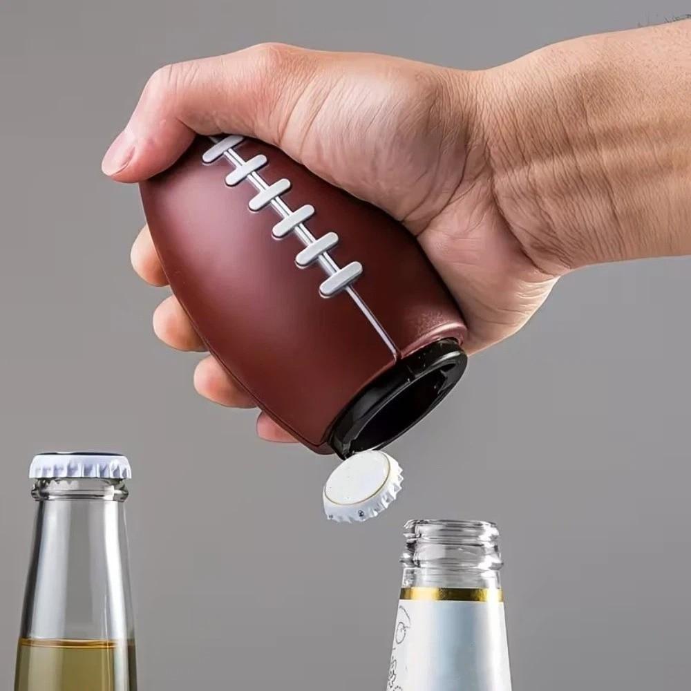Beer Accessories Beer Bottle Opener Automatic Pressing Can Opener  Watch Soccer Game