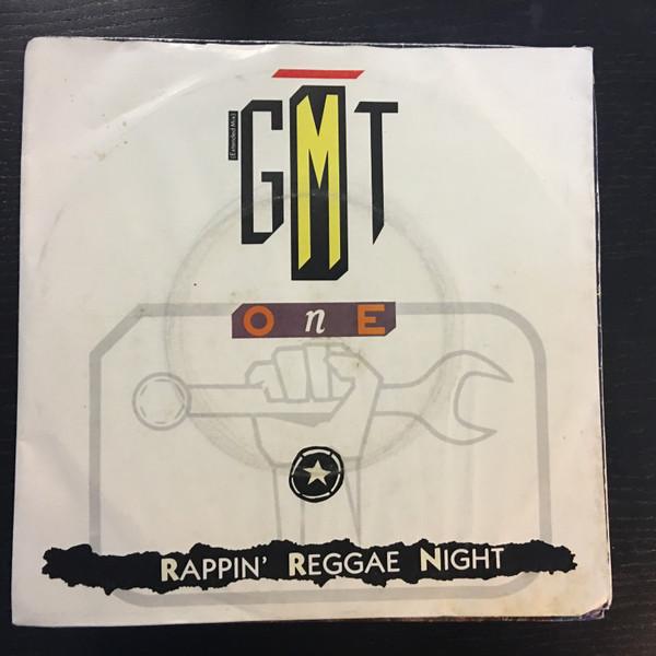 7-дюймовая пластинка G.M.T. ONE Rappin Reggae Night S009 VIDISCO 1987 Великобритания Регги Ска Даб Б/у