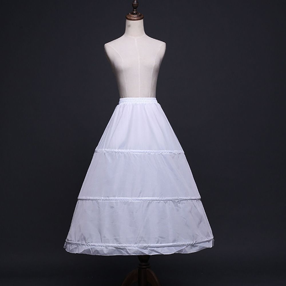 Длинная юбка-кринолин с 3 обручами Новая нижняя юбка