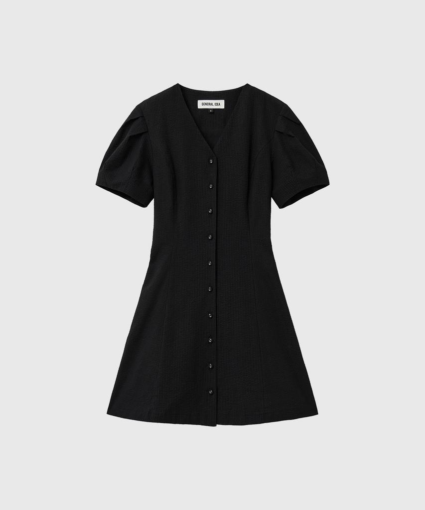 General Idea Voluminous Mini Dress [Black] / Gf2Lop511