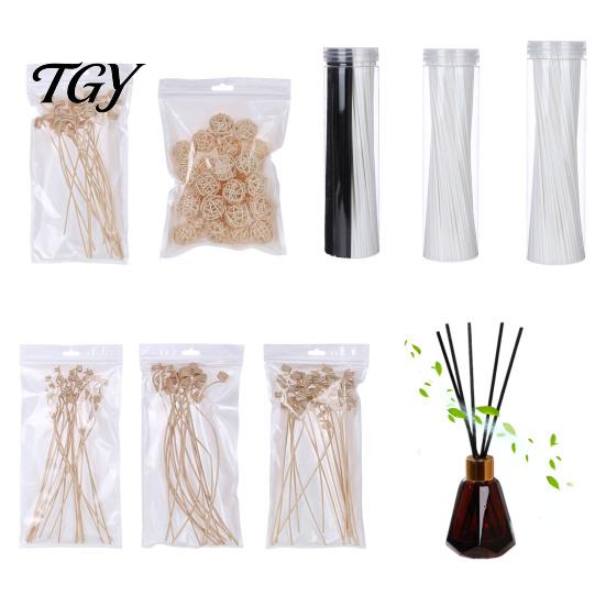 Bathroom Office Scent Accessories Diffuser Replacement Sticks, Aroma Reed Fragrance Sticks Refill for Decorative Refills Home Bathroom, Rattan