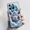 Чехол для телефона ZTE Blade V70/Axon 70/Nubia V70, мягкий силикон, черный, с красивым рисунком, Панда с сердцем, Кролик, противоударный чехол