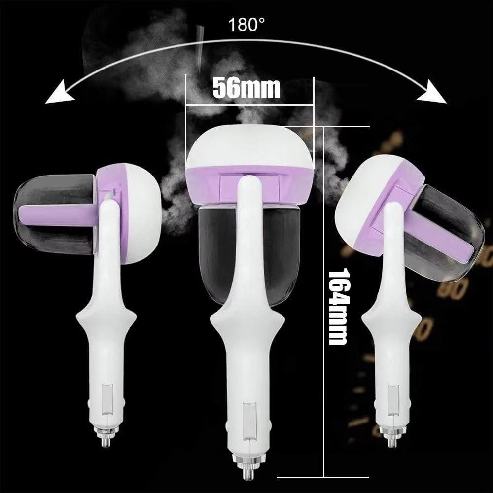Creative Steam Air Purifier Refillable Auto Mist Maker Empty Car Air Freshener Travel Use
