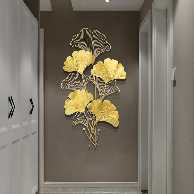 Nordic Ginkgo Leaf Wall Hanging for Living Room or Bedroom Decor