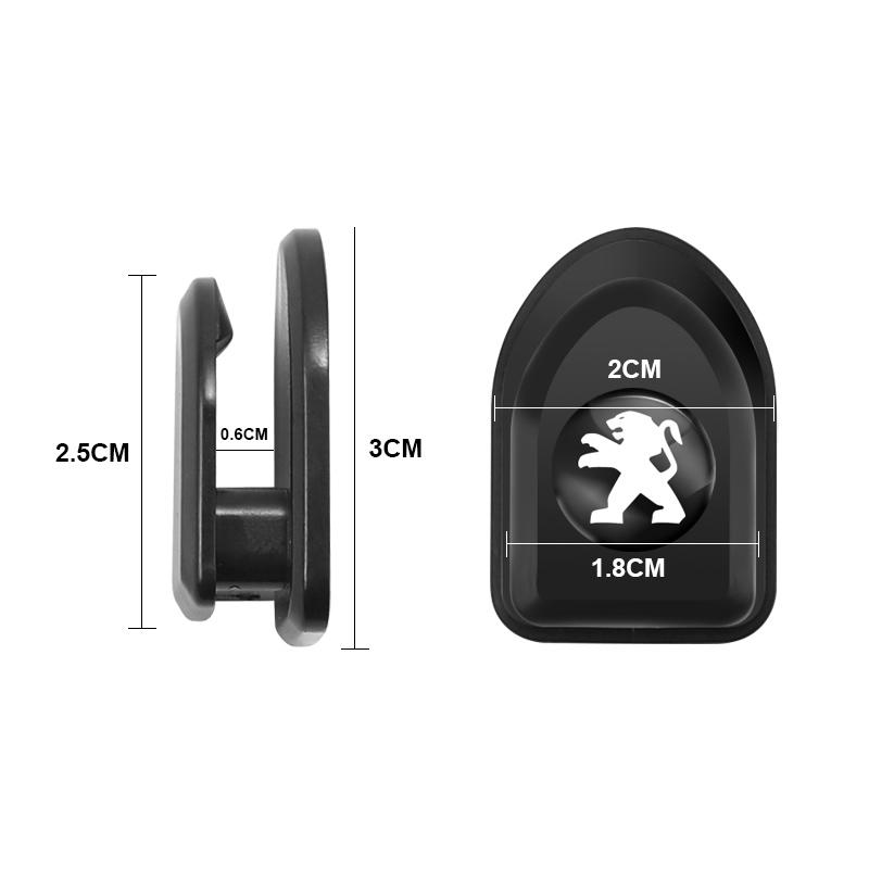 Car Portable Mini Hook-An invisibl Car Storage interior Accessories For Peugeot 206 307 308 3008 208 508 2008 5008 301 406 408