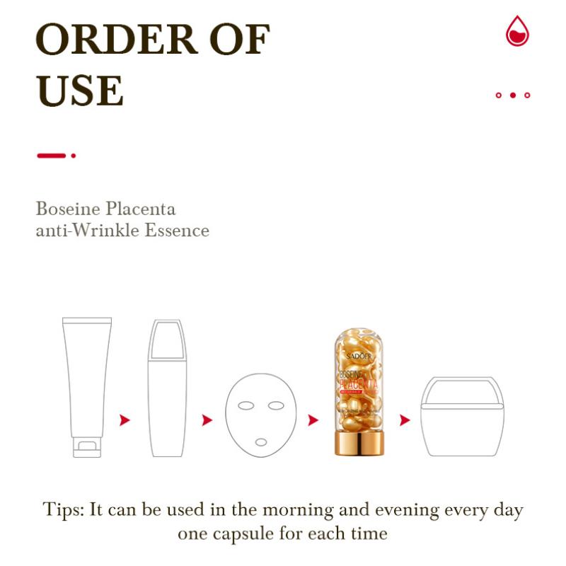 Serum SADOER Bose Sheep Placenta Moisturizing Chicken Thighs Soft Capsules