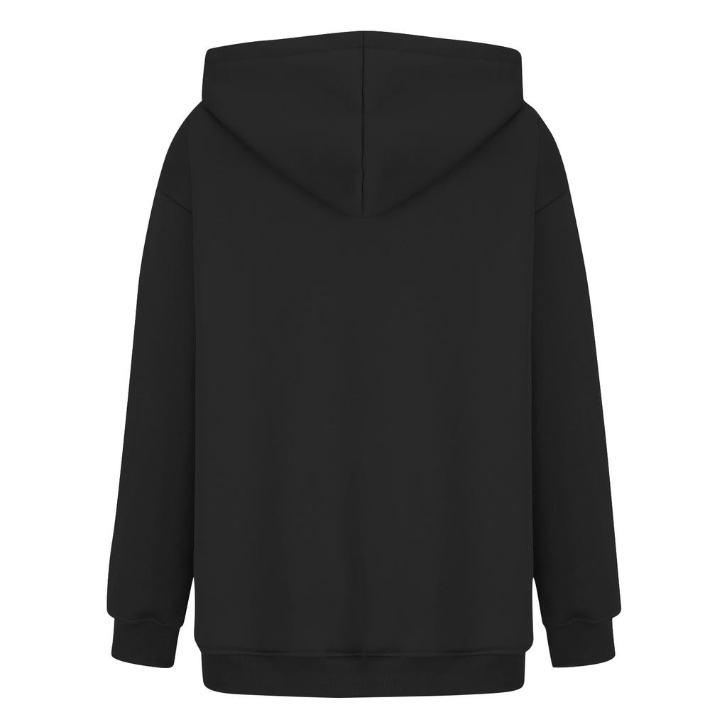 Women's Fashion Casual Long Sleeve Christmas Printed Round Neck Hooded Sweatshirt Top