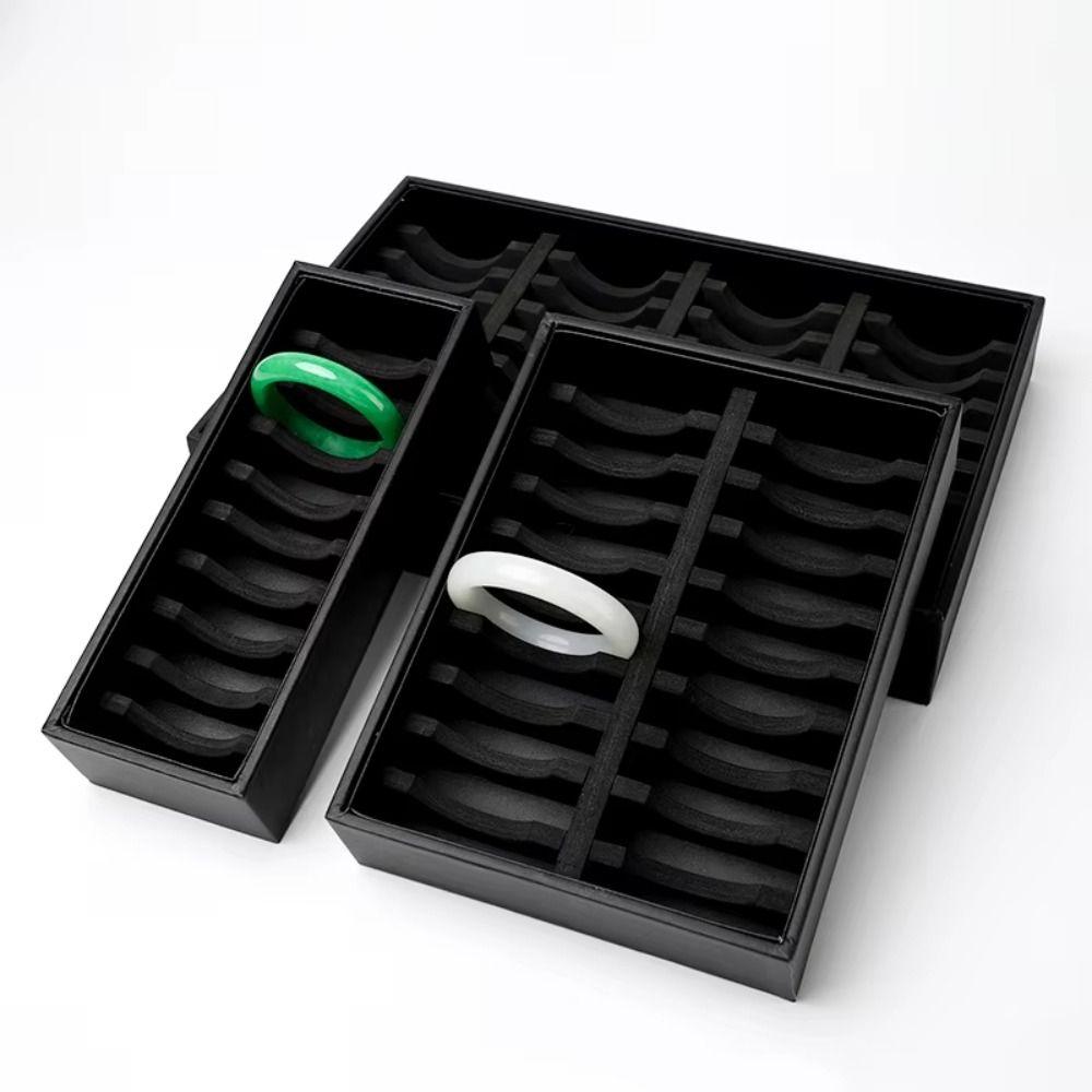 Rectangle Shape Bracelet Storage Tray No Lid Bangle Holder Jewelry Display Box Jewelry Shop