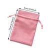10pcs Pink Velvet Drawstring Cloth Bags Jewelry Pouches For Small Gift Wedding Favors Necklace Candy Snack Packaging Storage