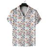 Mens Designer Clothing 3D Print Shirt Oversized Summer 2025 Travel Hawaii Beach Hawaiian Harajuku Pattern Camisa Masculino Lapel