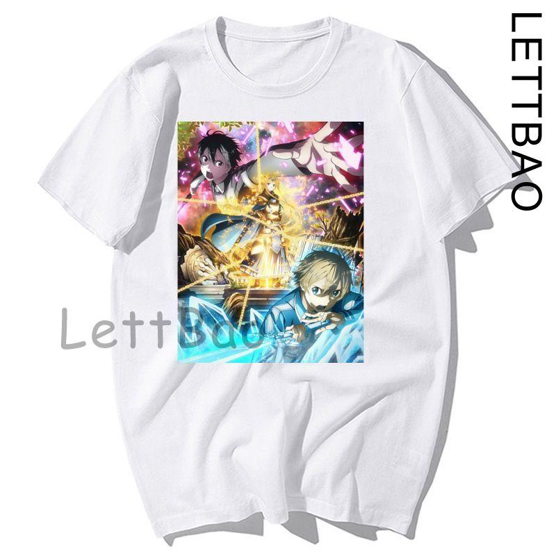 Прибытие Sword Art Online Футболка для мужчин Японское аниме Футболка S 3XL