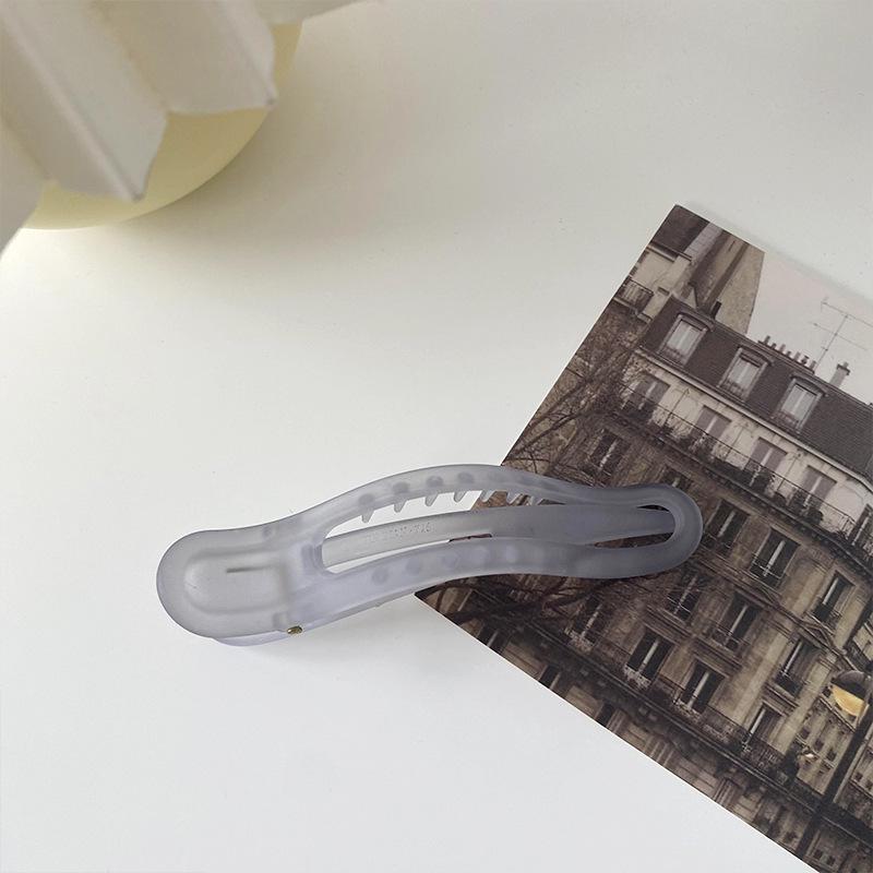 Элегантная горизонтальная заколка для волос «конский хвост» в форме утконоса — шпилька в форме акулы для надежной фиксации на затылке