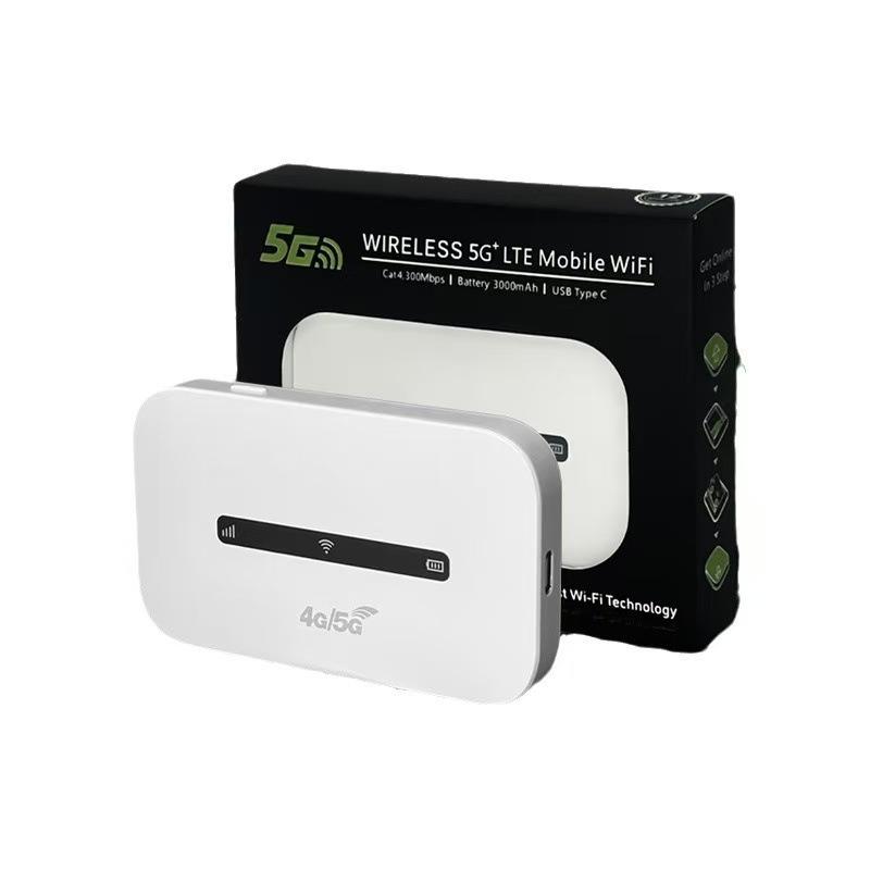 Portable 4G LTE Wireless Router with TYPE-C & Large Battery Capacity WiFi.