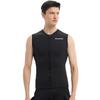 MORGEN SKY Wetsuit 3mm Wet Vest Top Thermal Innerwear Front Zipper Sleeveless Wetsuit Innerwear Snorkeling Surfing Fishing Climbing Rock Fishing MV301