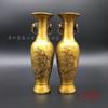 Пара старинных дворцовых ваз Латунь Кирин Дающий Ребенка Двуручная Медная Бутылка Орнамент для Мебели Подарок
