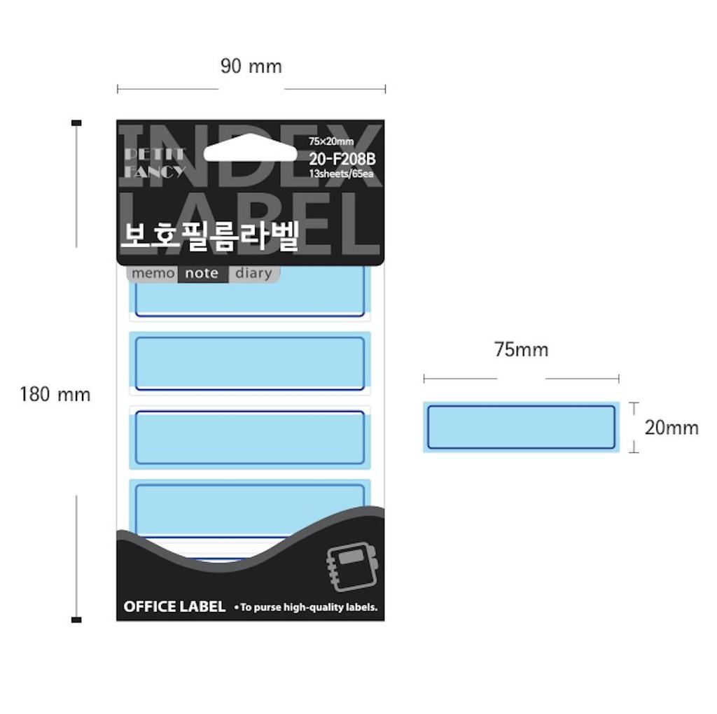 Petit Fancy Защитная пленка Наклейки с индексными этикетками (по 10 шт. каждая) Индексная этикетка / Этикетка категории / Офисная этикетка / Наклейки с метками / Инструменты для маркировки — 42 варианта