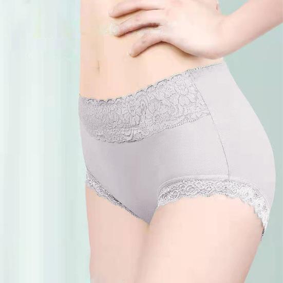 Интимные женские трусики, высокая эластичность, повседневная одежда, удобные кружевные трусики со средней талией, женская одежда