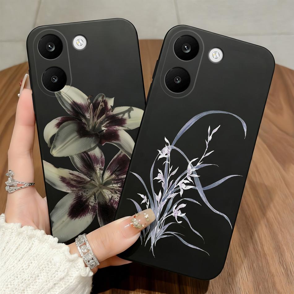 Чехол для POCO X8 Pro Max 5G Бохо Экзотическая Эстетика Мягкий Матовый Силикон Защита от Падения Для Xiaomi POCOX8 Pro Max Funda Coque