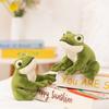 Зеленая плюшевая игрушка лягушка животное мягкая кукла украшение для спальни милые детские подарки