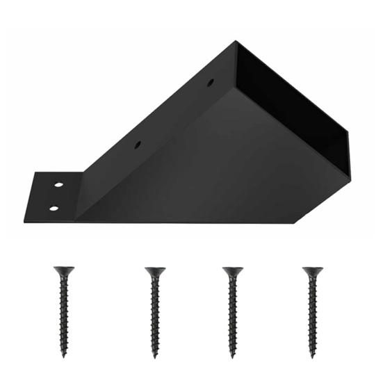 1/2 шт. Угловой опорный кронштейн для перголы, нержавеющая сталь, 45-градусный угловой кронштейн, устойчивый к погодным условиям, прочный деревянный соединительный кронштейн для столбов