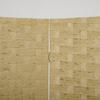 Wave Fibre Freestanding Folding Privacy Screen Panels, Room Divider, Brown