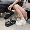 Thick-soled Comfortable and Versatile Two Wear Cool Slippers, Wear Women's Fashion Non-slip Casual Hole Shoes 2025 Summer and Autumn New