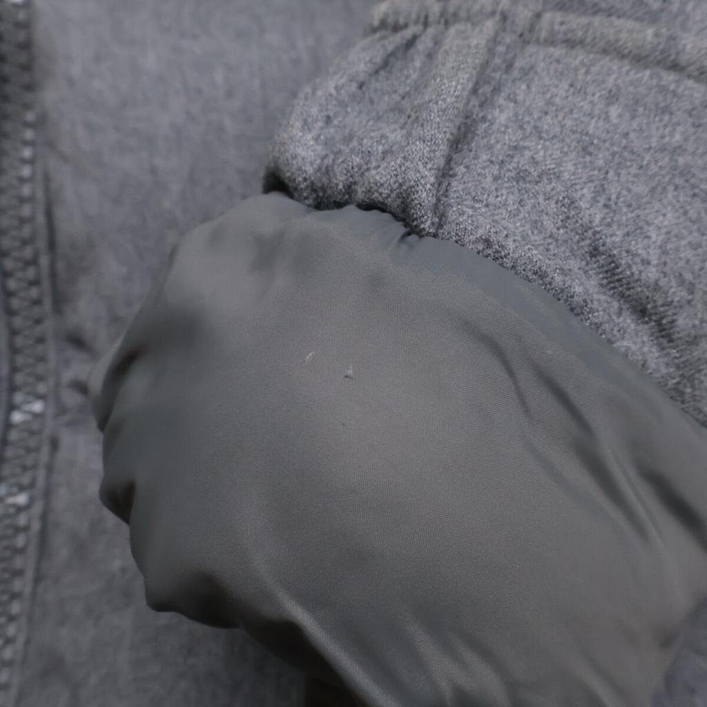 Moncler MONTGENEVRE Montgenevre шерстяная пуховая куртка 1 серая Б/у