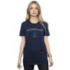 Harry Potter Womens/Ladies Ravenclaw Crest Cotton Boyfriend T-Shirt