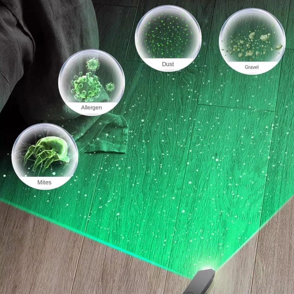 Clean Up Hidden Dust Vacuum Cleaner Green Light USB Charging LED Laser Lamp Dust Display Lamp
