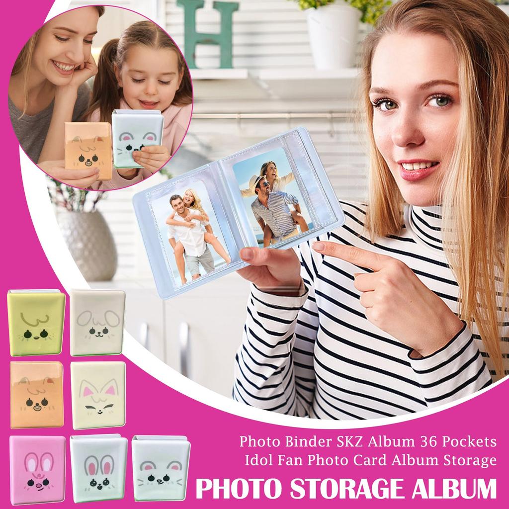 Photo Binder SKZ Album 36 Pockets Idol Fan Photo Card Album Storage