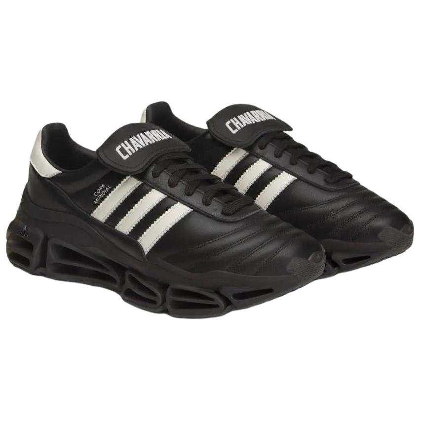 Кроссовки Willy Chavarria x adidas Megaride Copa Core Black Off White Унисекс KZ8743