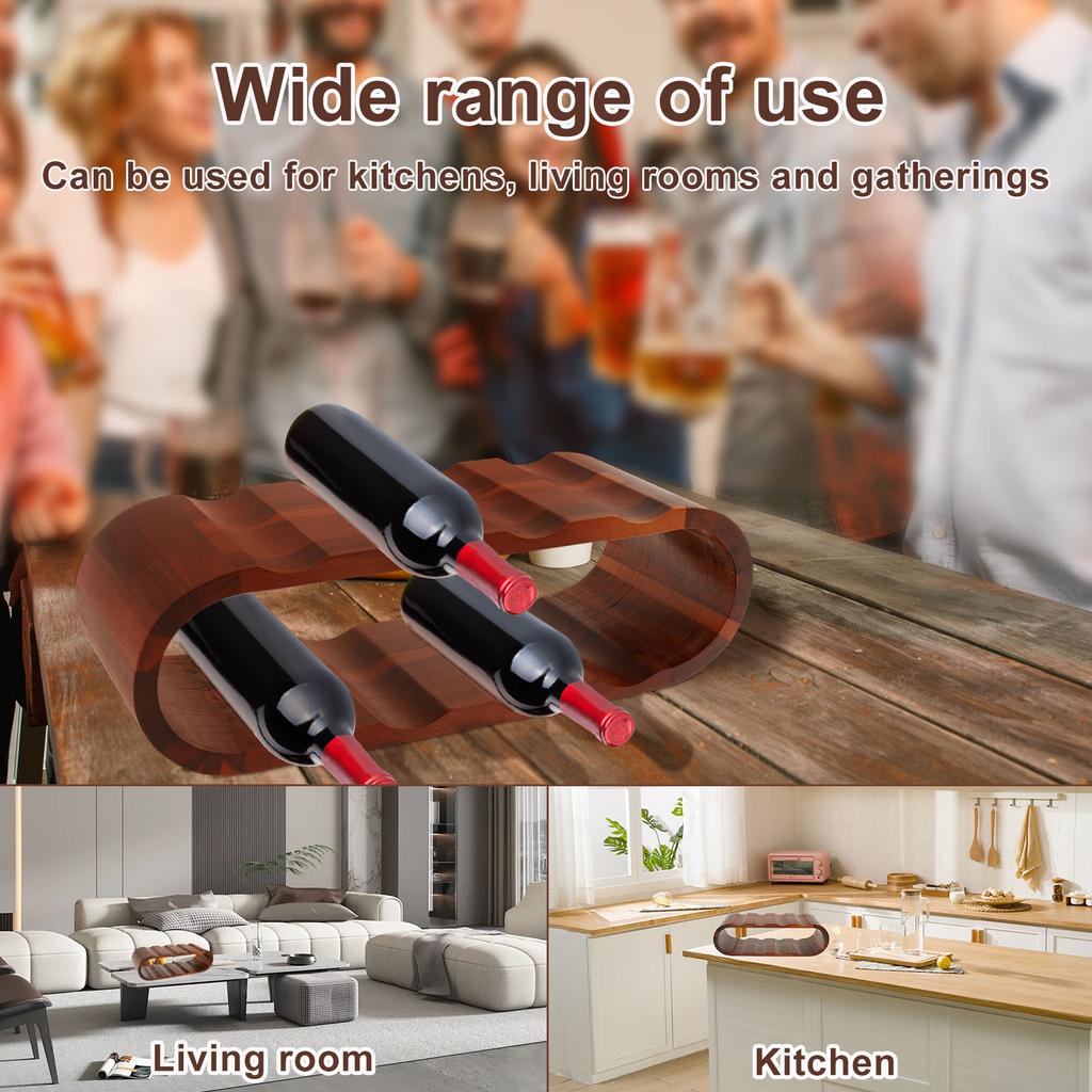 Деревянные винные стойки Элегантные вставки для винных стоек Удобный держатель для винных бутылок Подставка Гладкий органайзер для винных полок Всегда в тему Хранение вина