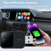 BT 5.1 Mini проводной беспроводной 2 в 1 AI Box Carplay 5G Wif и Bluetooth 5.0 Android Auto Plug and Play неиндуктивное соединение