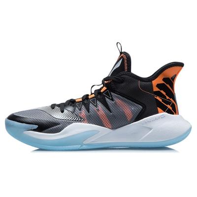 Баскетбольные кроссовки Li Ning Storm 2021 из ткани, синтетической кожи, термополиуретана, амортизации, нескользящие, износостойкие, дышащие, с поддержкой, среднего размера ABFR007-2