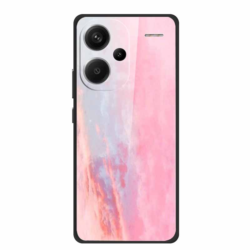 Яркий Жесткий Чехол для Xiaomi Redmi Note 13 Pro+ Роскошный Funda Xiaomi Redmi Note13 13 Pro Plus Задняя Крышка Телефона из Закаленного Стекла