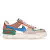 Air Force 1 Shadow Sail Signal Blue Green Women Sneakers White Green-Noise Cream CI0919-109