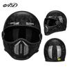 Exclusive Supply AD Carbon fiber small helmet body, fiberglass retro helmet for motorcycle cruising, scooter, and motorcycle riding