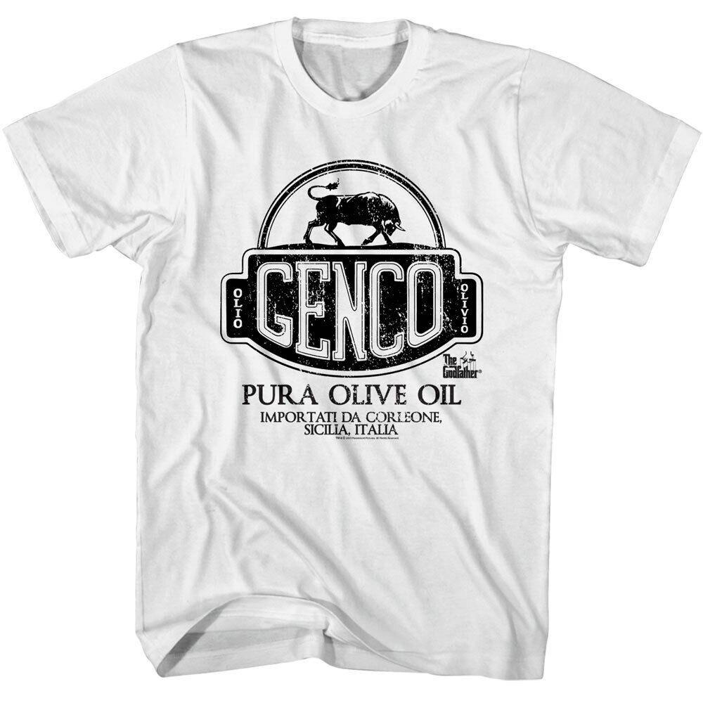 Godfather Genco Pura Olive Oil Men039s T Shirt Imported by Corleone Sicily Italy