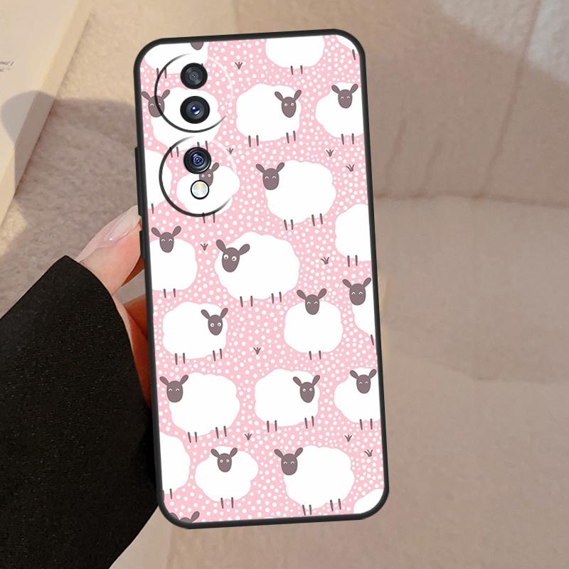Милые овечки для Honor 90 70 50 Lite Magic 5 Pro 8X 9X чехол для телефона для Honor X8a X9a X7a X6a X9 X7 X8 X9b