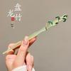 Elegant Hanfu Flower Hairpin: High-End Tassel Step Shake for Updo